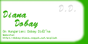 diana dobay business card